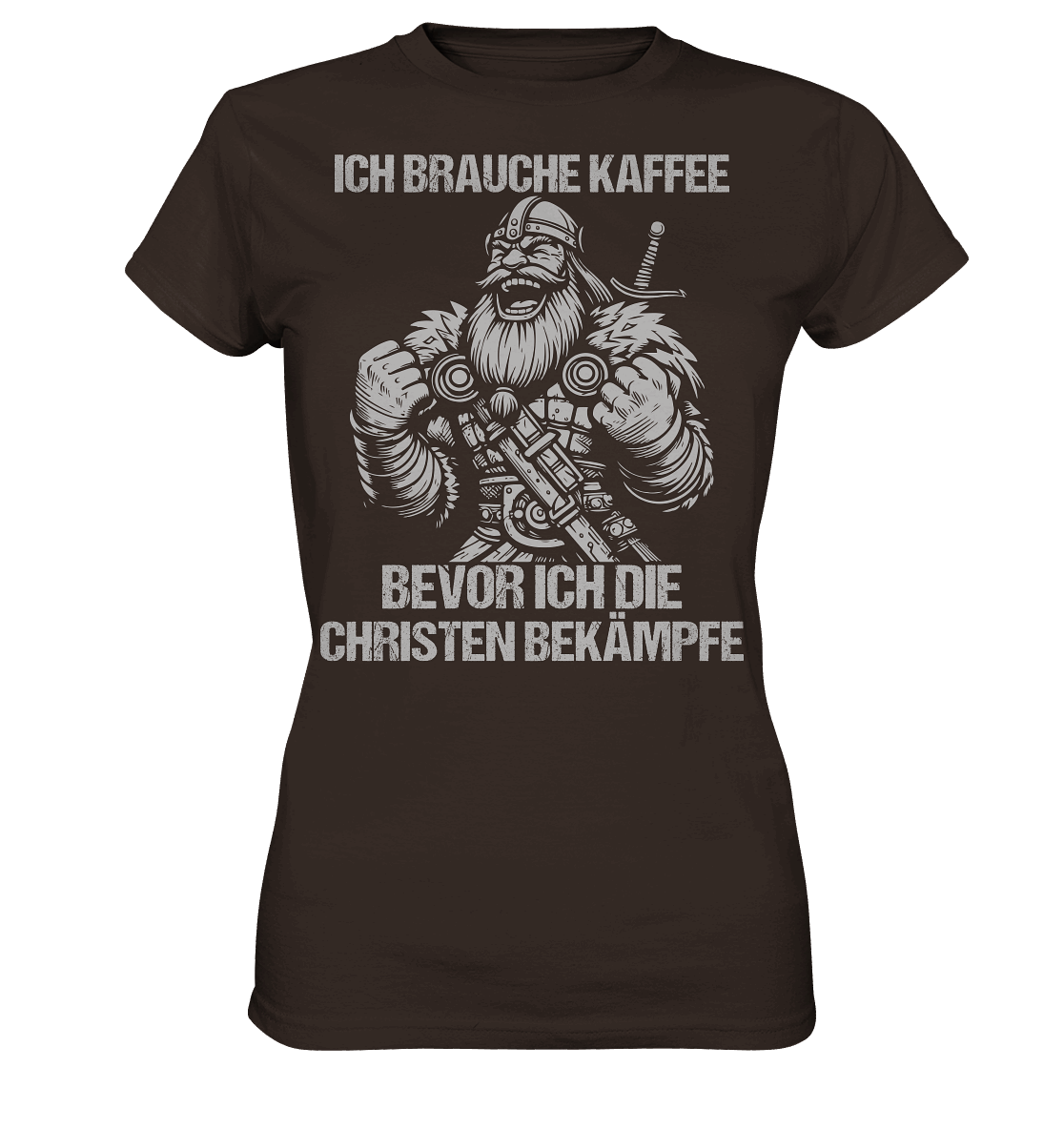 Ich brauche Kaffee  - Ladies Premium Shirt