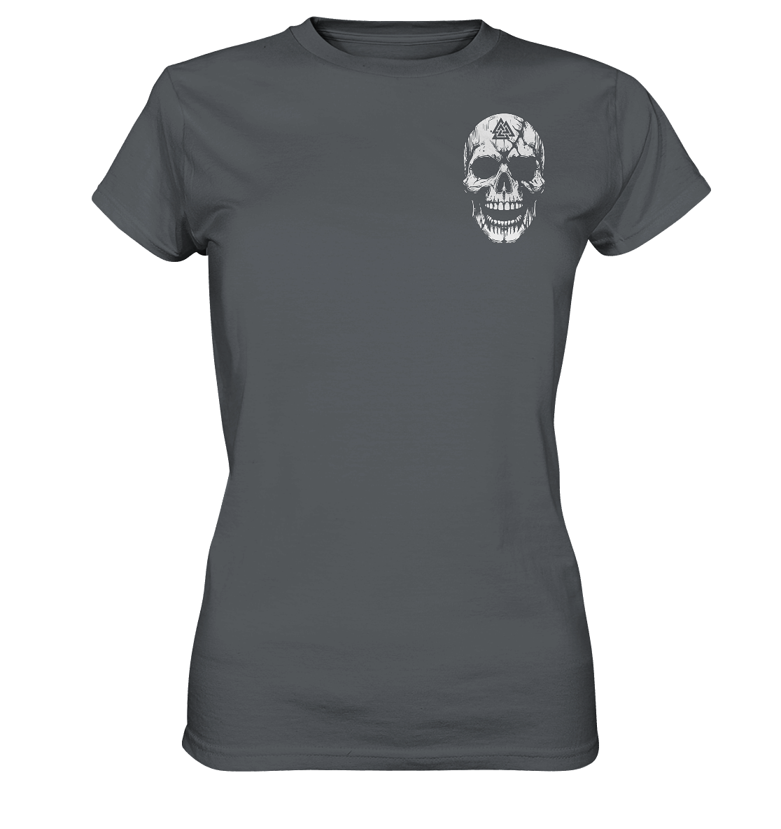 Viking Compass Skull - Ladies Premium Shirt