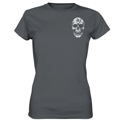 Viking Compass Skull - Ladies Premium Shirt