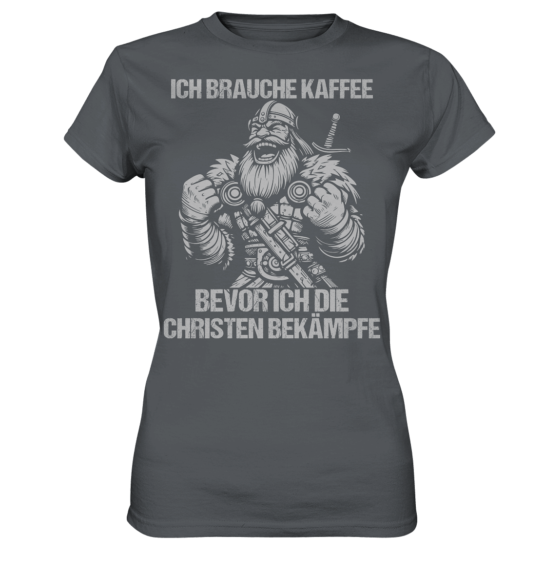 Ich brauche Kaffee  - Ladies Premium Shirt