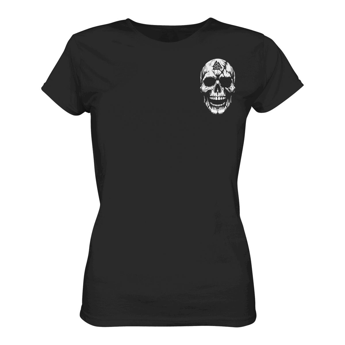 Viking Compass Skull - Ladies Premium Shirt