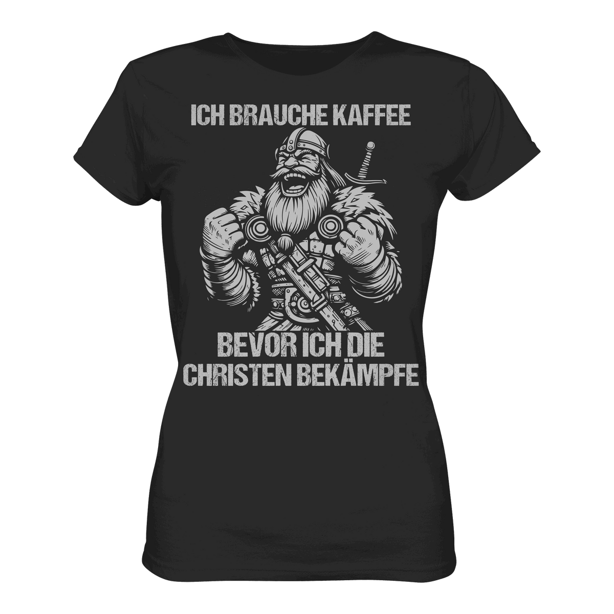 Ich brauche Kaffee  - Ladies Premium Shirt