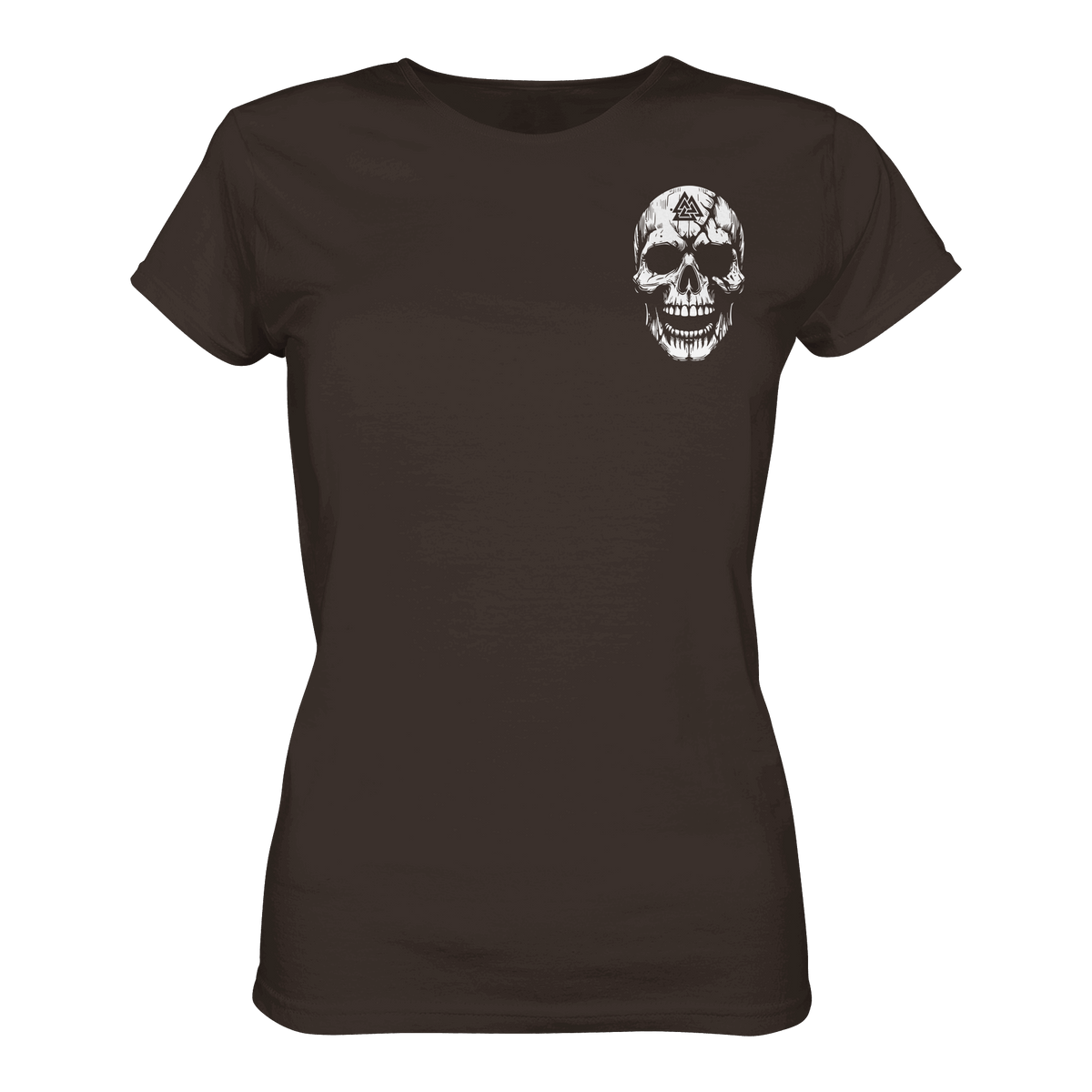 Viking Compass Skull - Ladies Premium Shirt