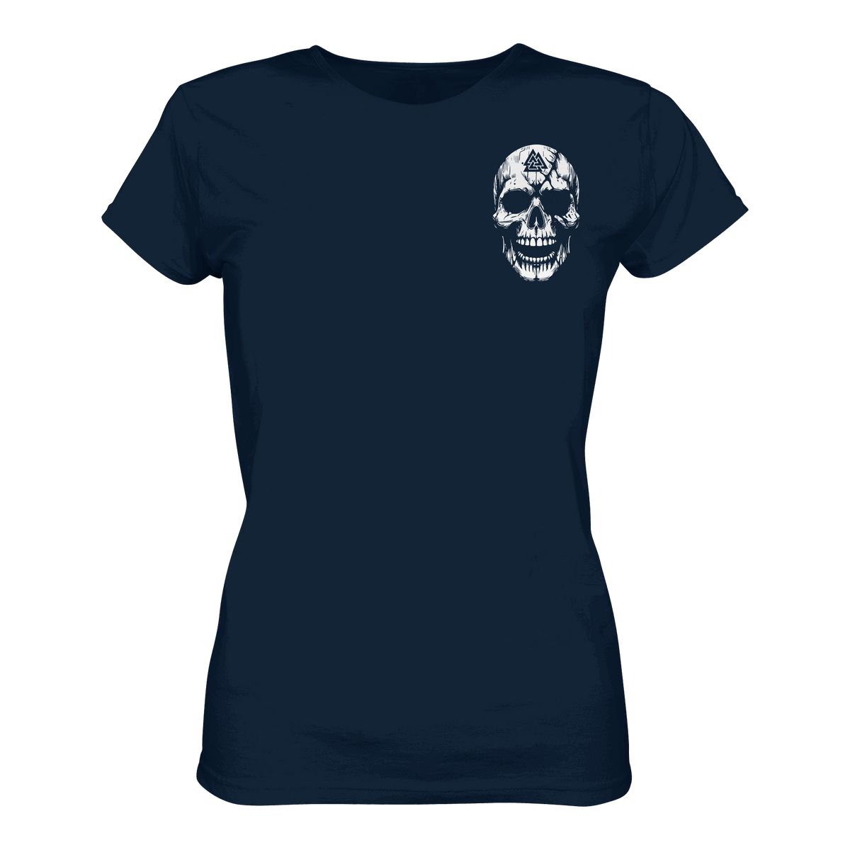 Viking Compass Skull - Ladies Premium Shirt