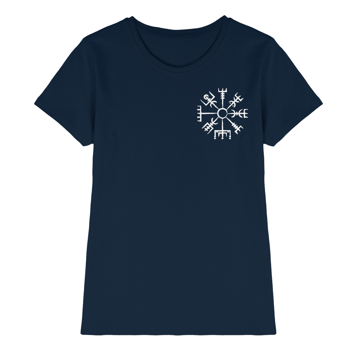 Vegvisir Runenkompass Premium Shirt Damen