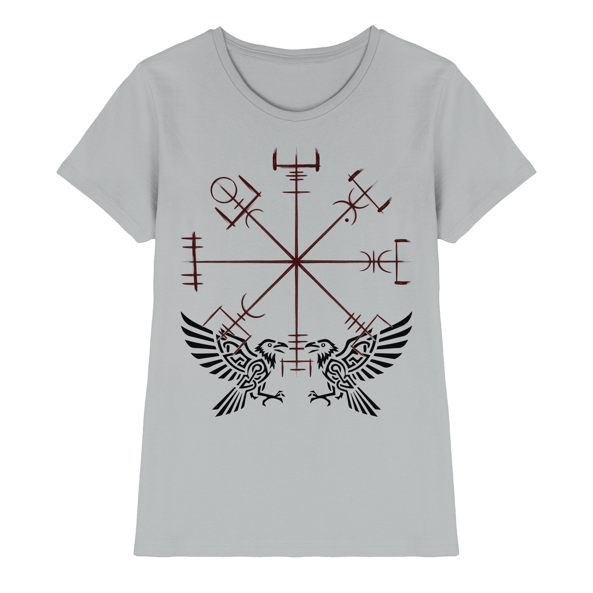 Mysteriöses Symbol – Wikinger T-Shirt Damen Premium Runen