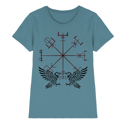 Mysteriöses Symbol – Wikinger T-Shirt Damen Premium Runen
