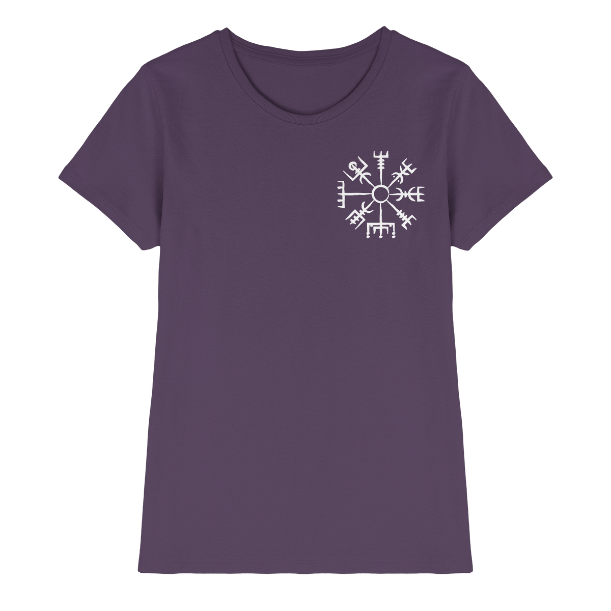 Vegvisir Runenkompass Premium Shirt Damen
