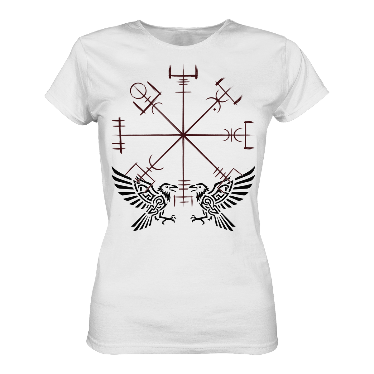 Mysteriöses Symbol – Wikinger T-Shirt Damen Premium Runen