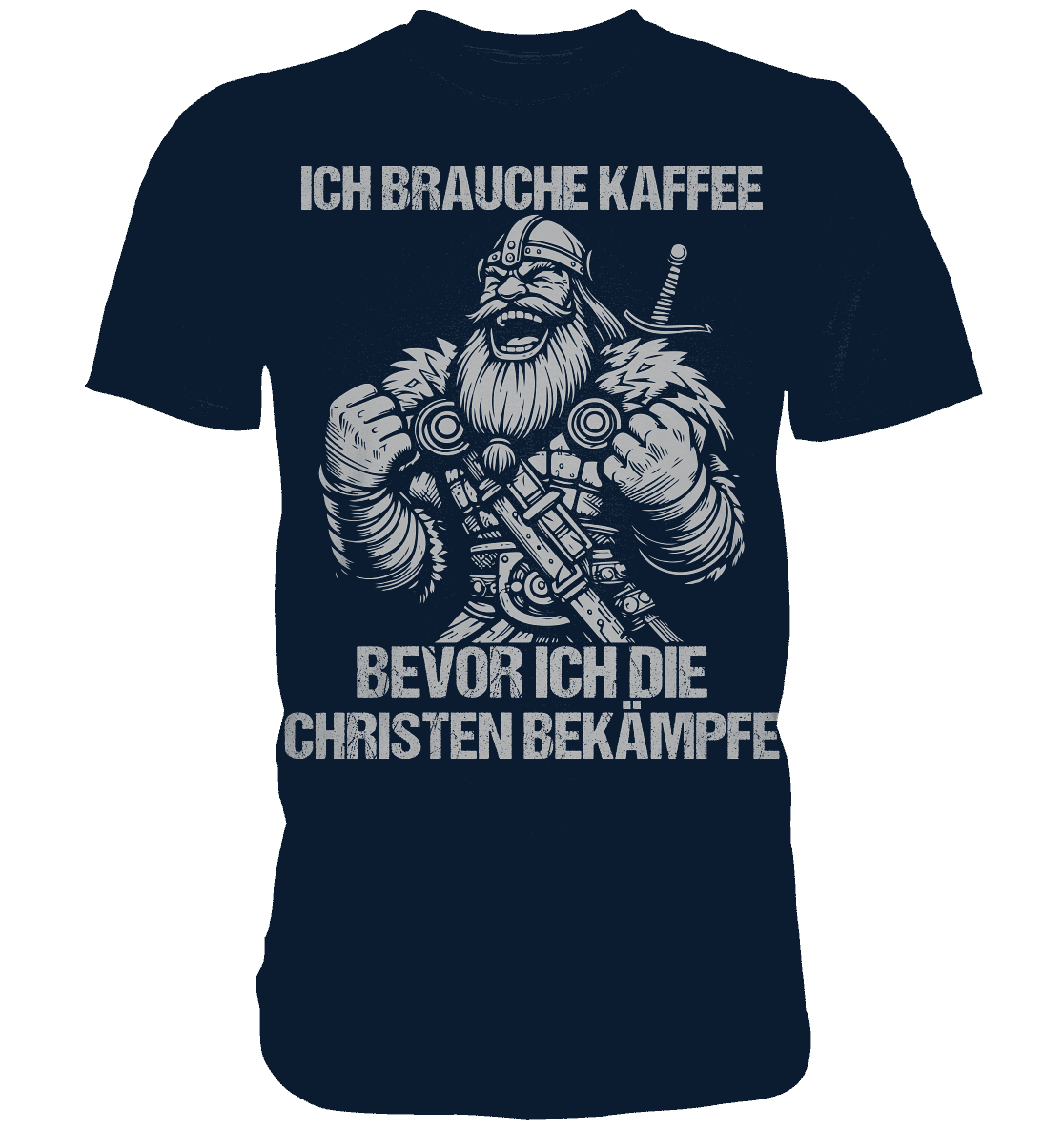 Ich brauche Kaffee  - Premium Shirt