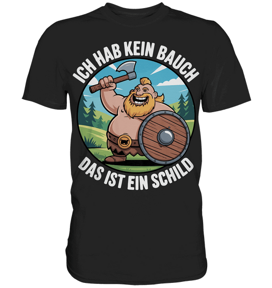Das ist mein Schild - Wikinger T-Shirt Männer Beschützer Premium