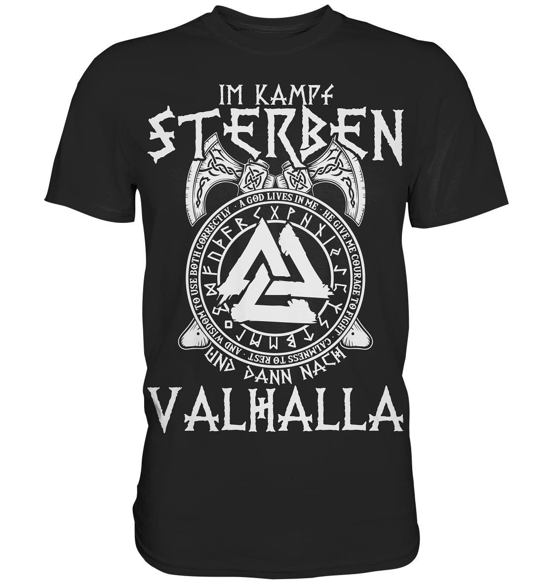 Wikinger T-Shirt Männer Premium - Auf nach Valhalla
