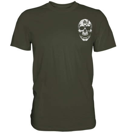 Viking Compass Skull - Mystisches Totenkopf Premium Shirt