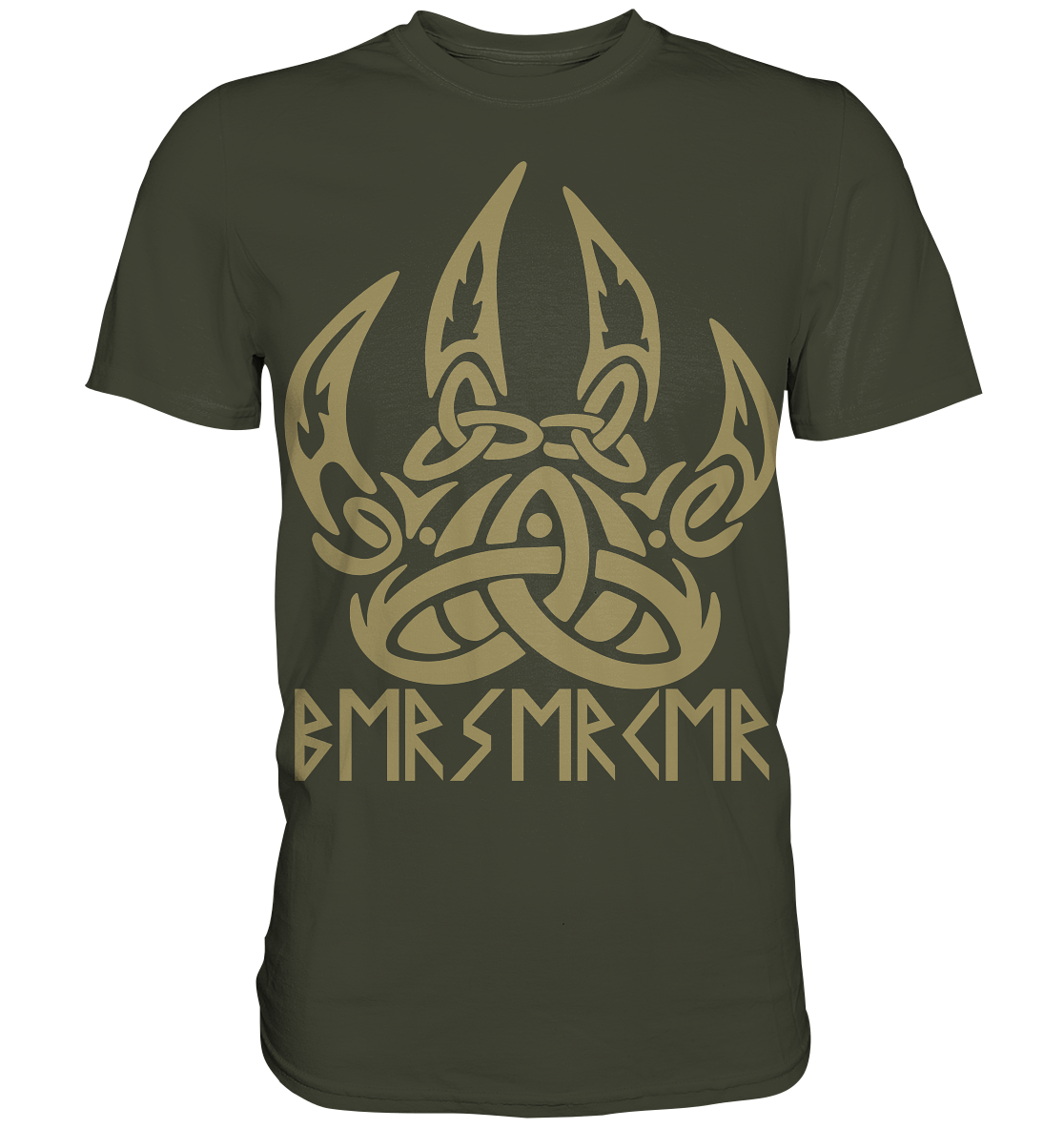 Wikinger T-Shirt Herren – Berserker Ungezähmt Motiv, nordischer Krieger-Stil