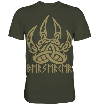 Wikinger T-Shirt Herren – Berserker Ungezähmt Motiv, nordischer Krieger-Stil