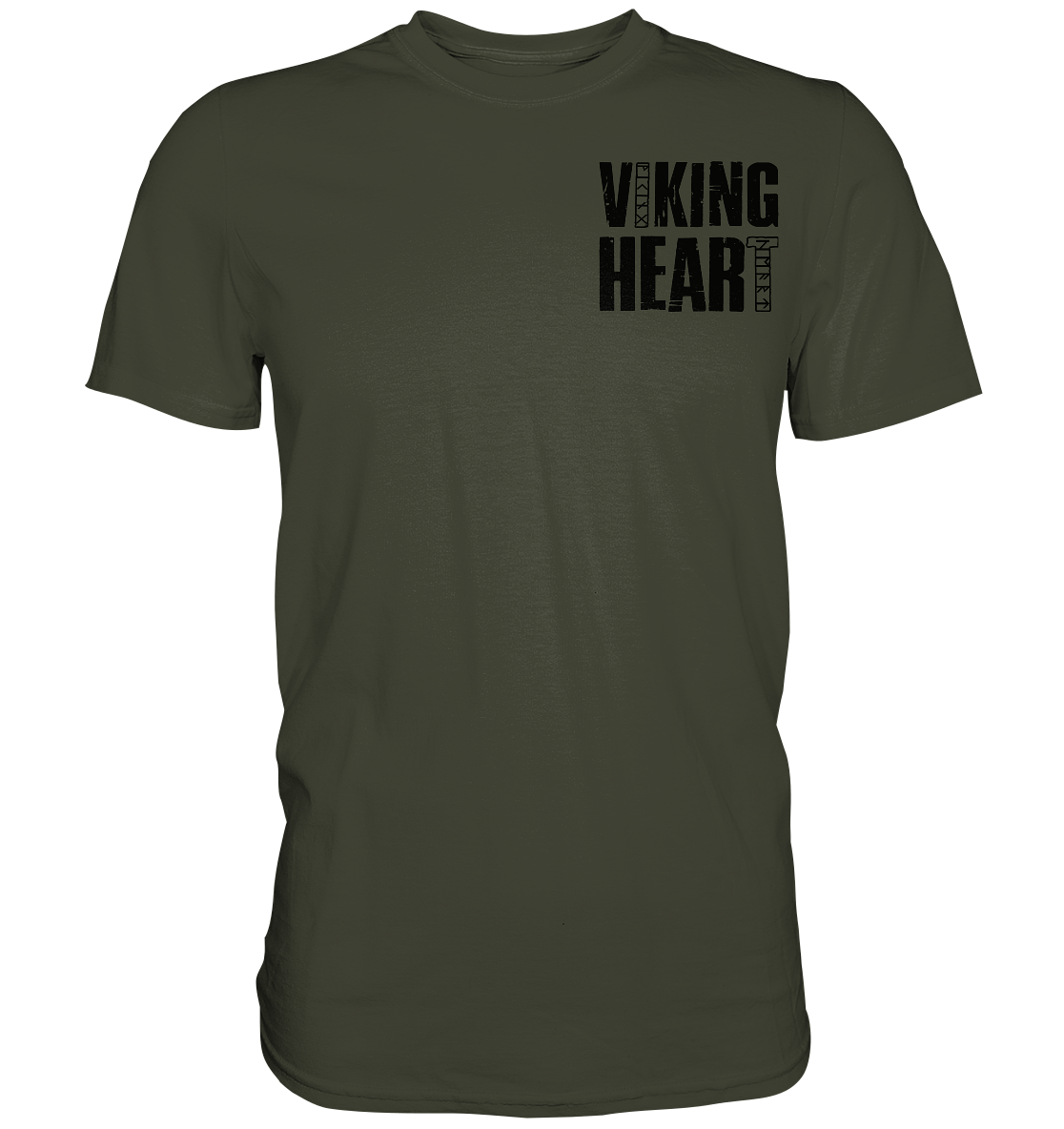Viking Heart - Wikinger T-Shirt Männer Premium