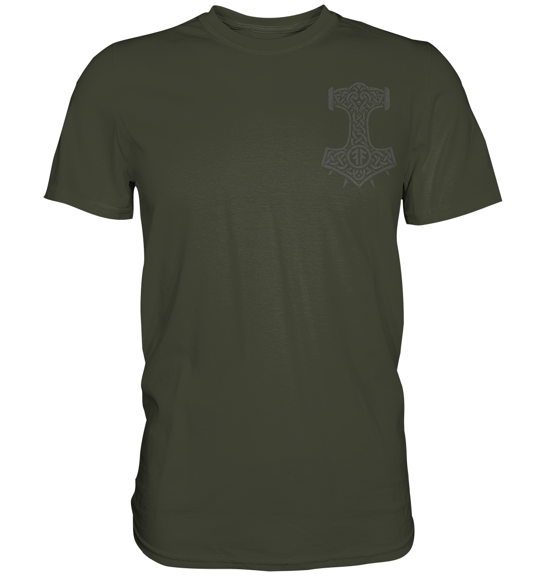 GÖTTER FÜHREN KRIEGER - Wikinger T-Shirt Männer Odin Premium