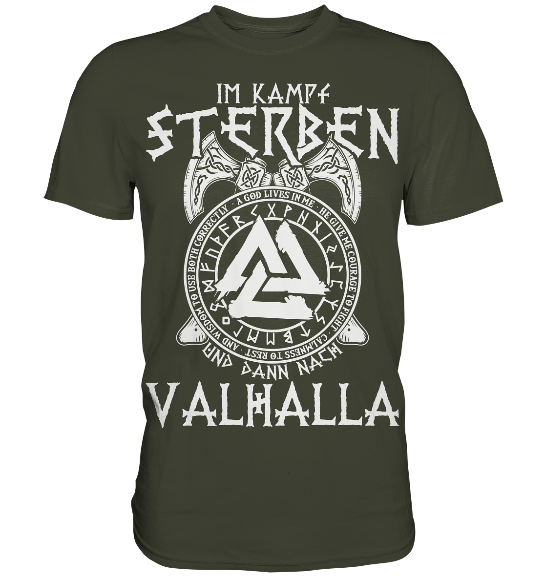 Wikinger T-Shirt Männer Premium - Auf nach Valhalla