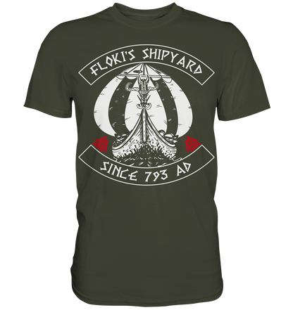 Viking Floki Der Schiffsbauer - Wikinger T-Shirt Männer Premium