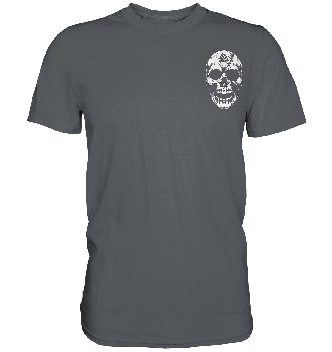 Viking Compass Skull - Mystisches Totenkopf Premium Shirt