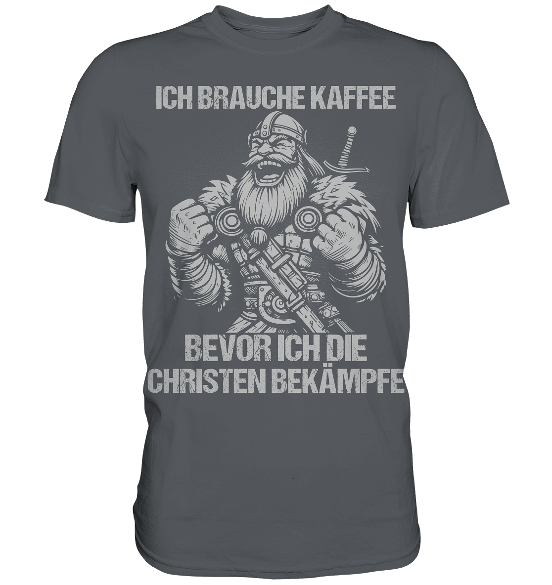 Ich brauche Kaffee  - Premium Shirt