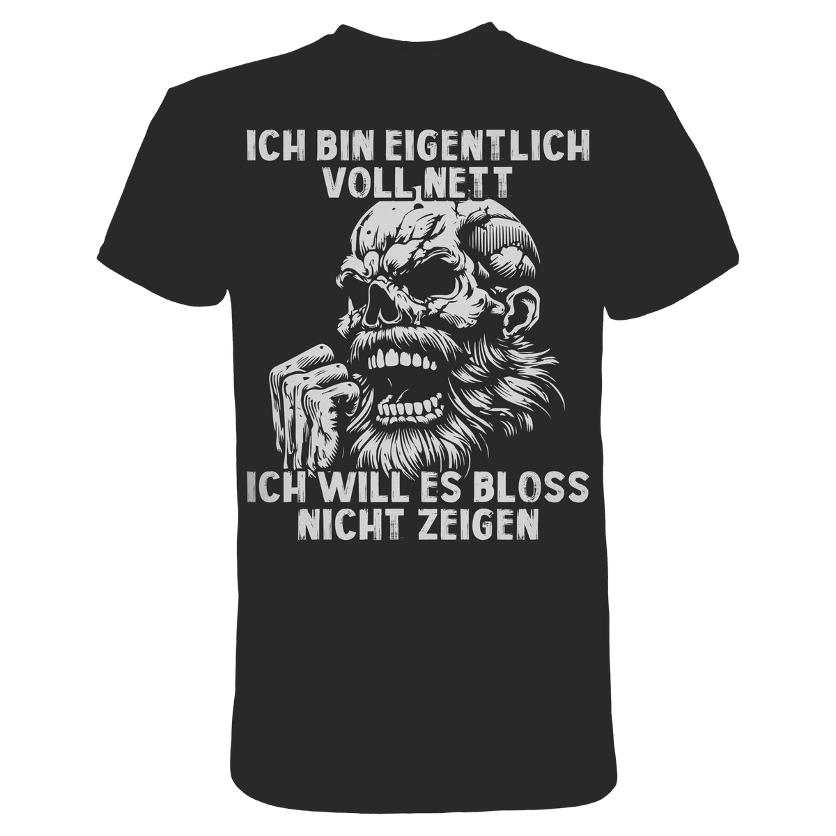 Ich bin eigentlich voll nett! - Selbstironie Premium Shirt