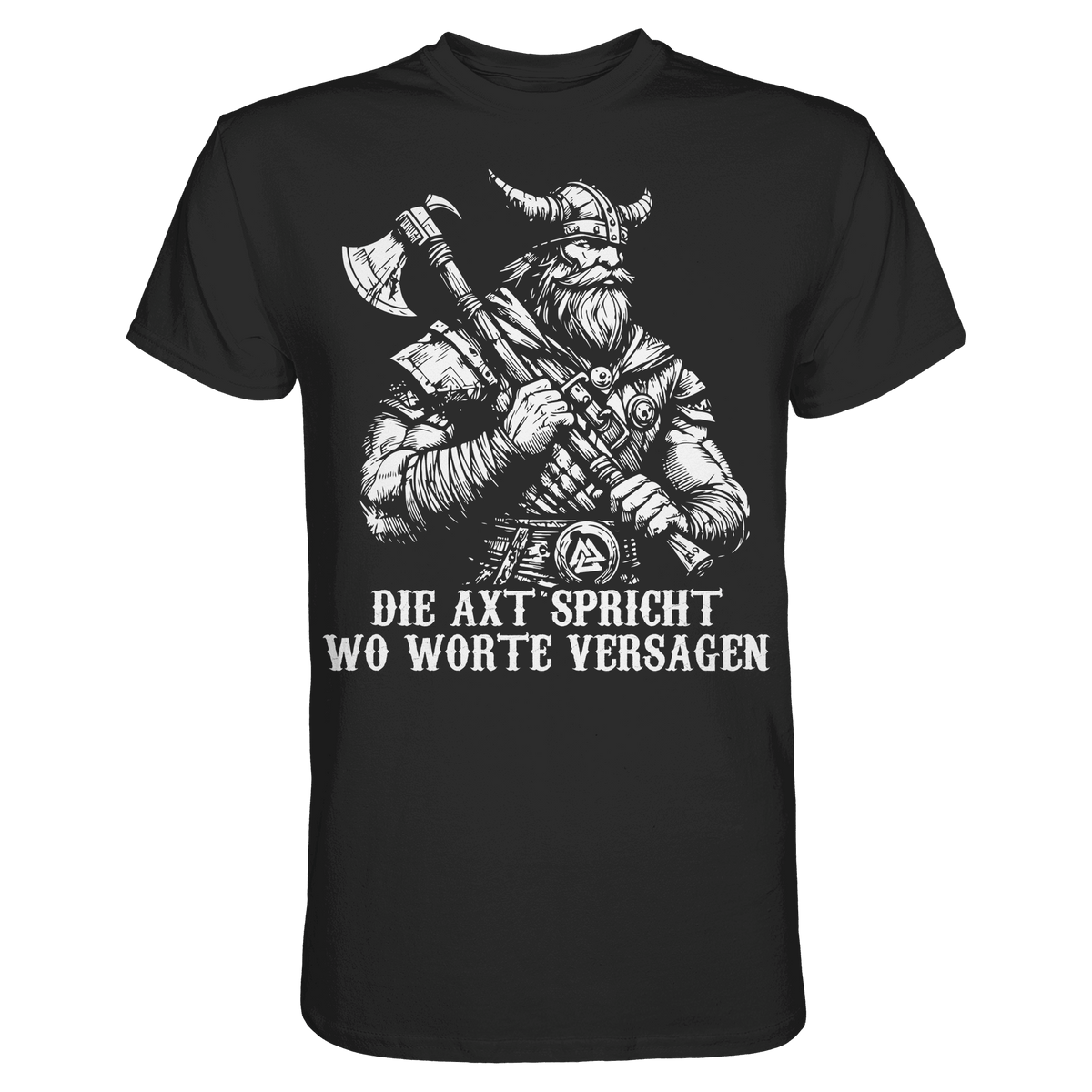 Die Axt spricht - Wikinger T-Shirt Männer Premium