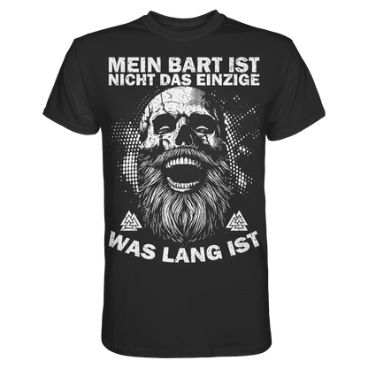 Mein Bart ist nicht das Einzige – Wikinger T-Shirt Männer Premium