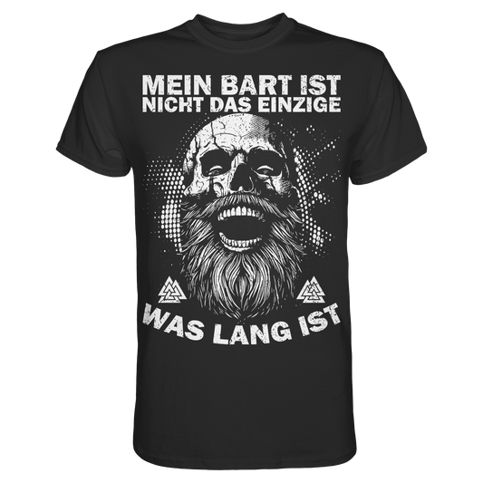 Mein Bart ist nicht das Einzige – Wikinger T-Shirt Männer Premium