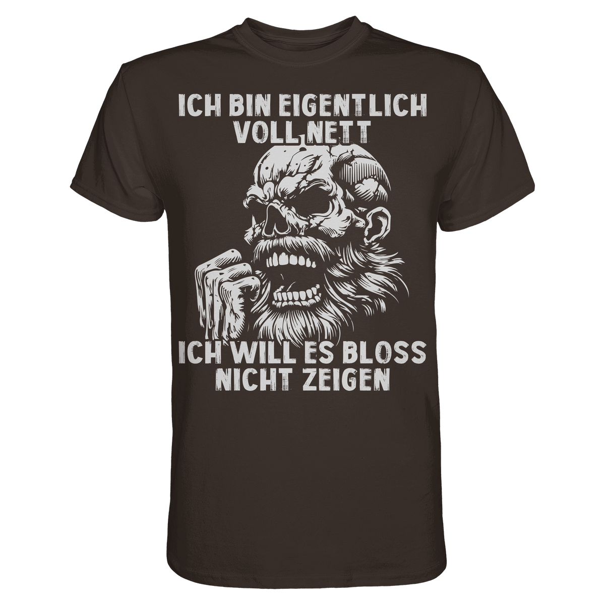 Ich bin eigentlich voll nett! - Selbstironie Premium Shirt