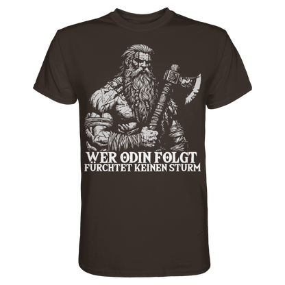 Folge Odin! - Wikinger T-Shirt Männer Premium