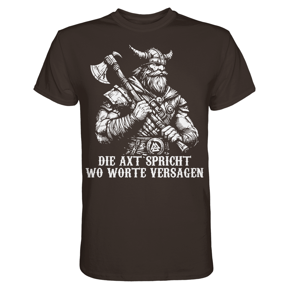 Die Axt spricht - Wikinger T-Shirt Männer Premium