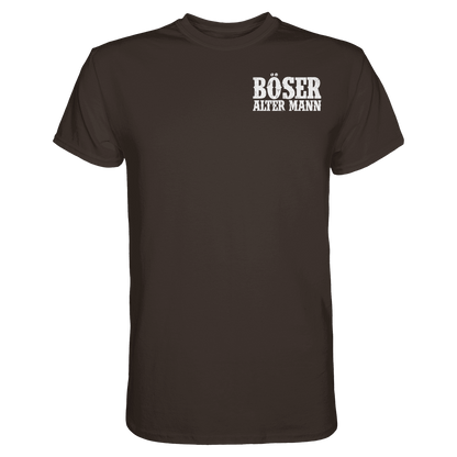 Böser alter Mann Wikinger Shirt: lachender Schädel mit Rauschebart