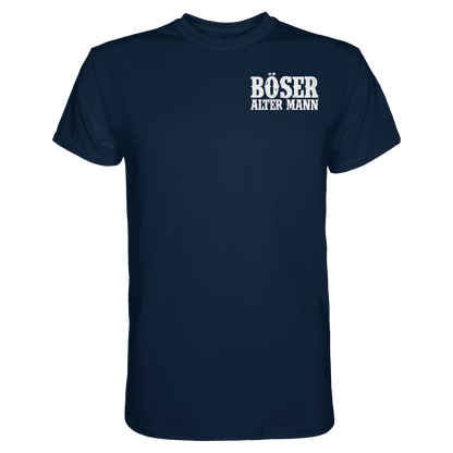 Böser alter Mann Wikinger Shirt: lachender Schädel mit Rauschebart
