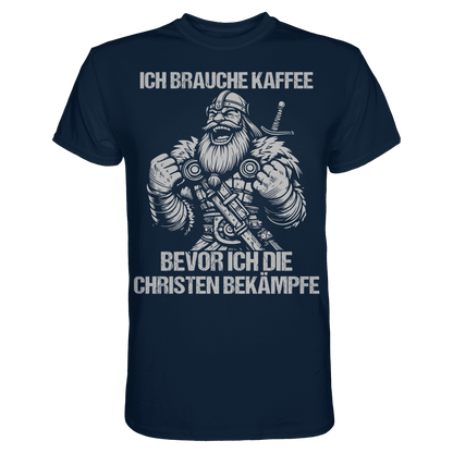 Ich brauche Kaffee  - Premium Shirt