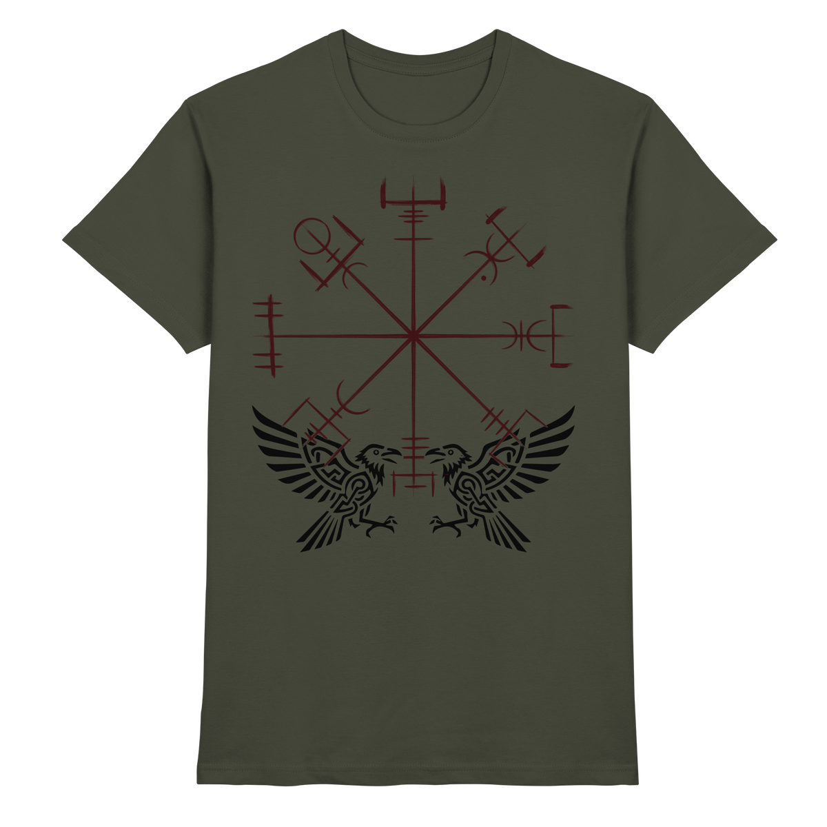 Mysteriöses Symbol – Wikinger T-Shirt Männer Premium Runen