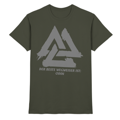 Odin Wegweiser Statement Shirt für Nordische Mythologie Fans