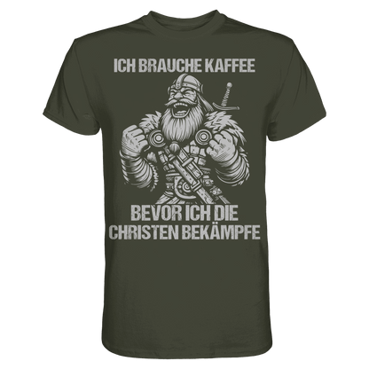 Ich brauche Kaffee  - Premium Shirt