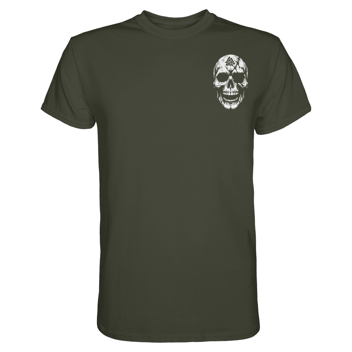Viking Compass Skull - Mystisches Totenkopf Premium Shirt