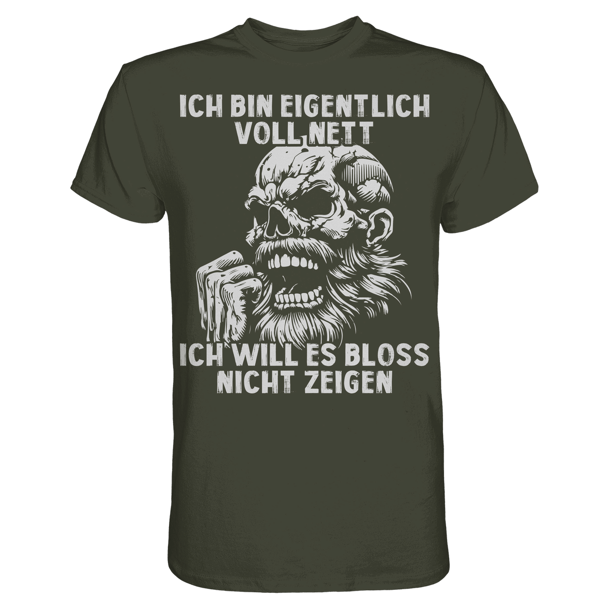 Ich bin eigentlich voll nett! - Selbstironie Premium Shirt