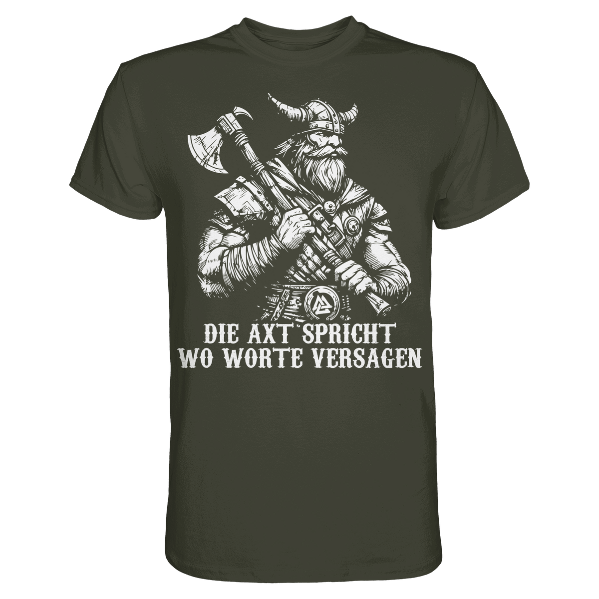 Die Axt spricht - Wikinger T-Shirt Männer Premium