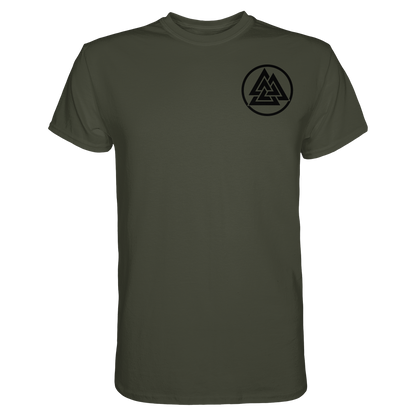 Viking Blood Wikinger Shirt: Viking Blood runs through my veins mit Valknut