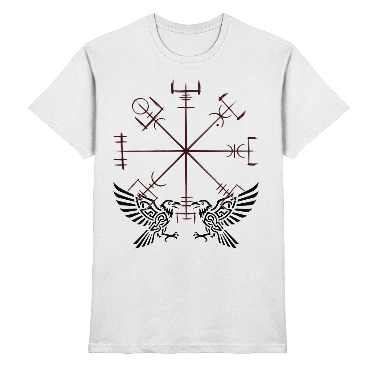 Mysteriöses Symbol – Wikinger T-Shirt Männer Premium Runen