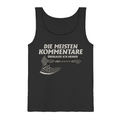 Ich lass meine Axt sprechen Tanktop