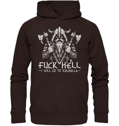 I will go to valhalla - Unisex Hoodie - Hot Chocolate / XS - Hoodies