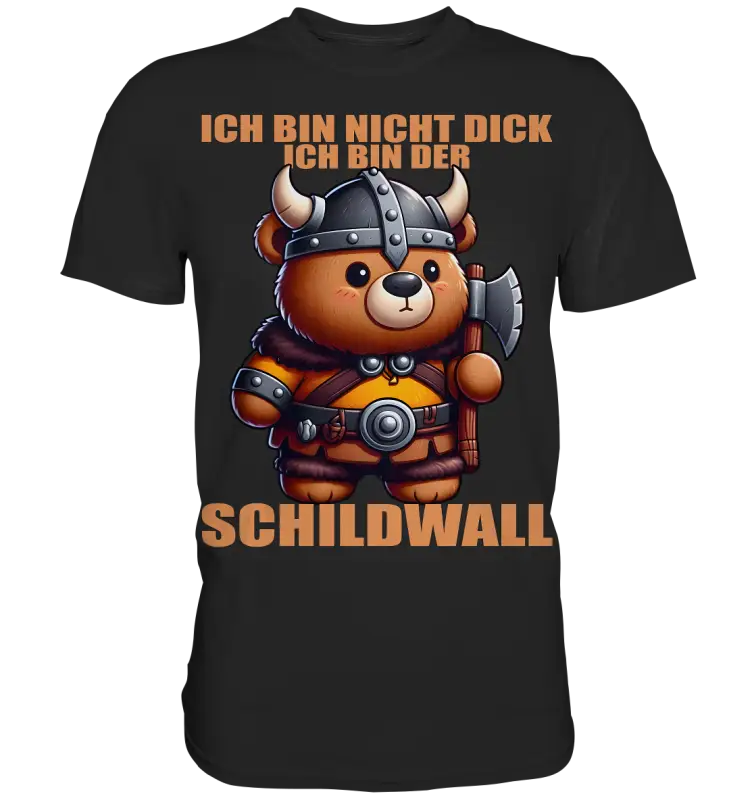 Ich bin der Schildwall - Premium Shirt - Donnerwolf