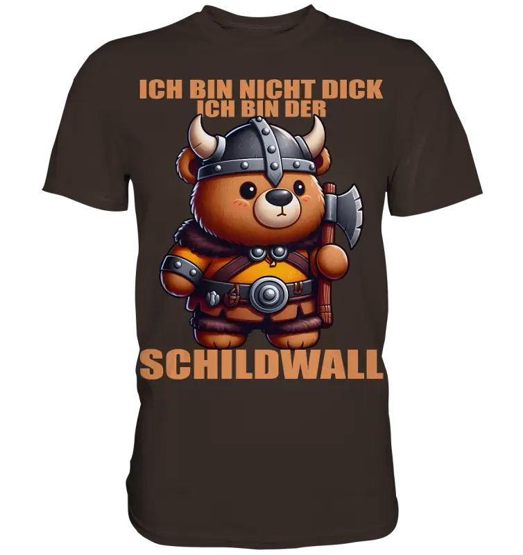 Ich bin der Schildwall - Premium Shirt - Donnerwolf