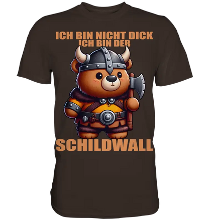Ich bin der Schildwall - Premium Shirt - Donnerwolf