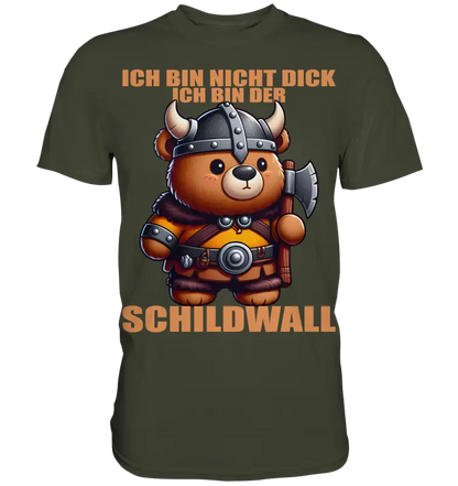 Ich bin der Schildwall - Premium Shirt - Donnerwolf