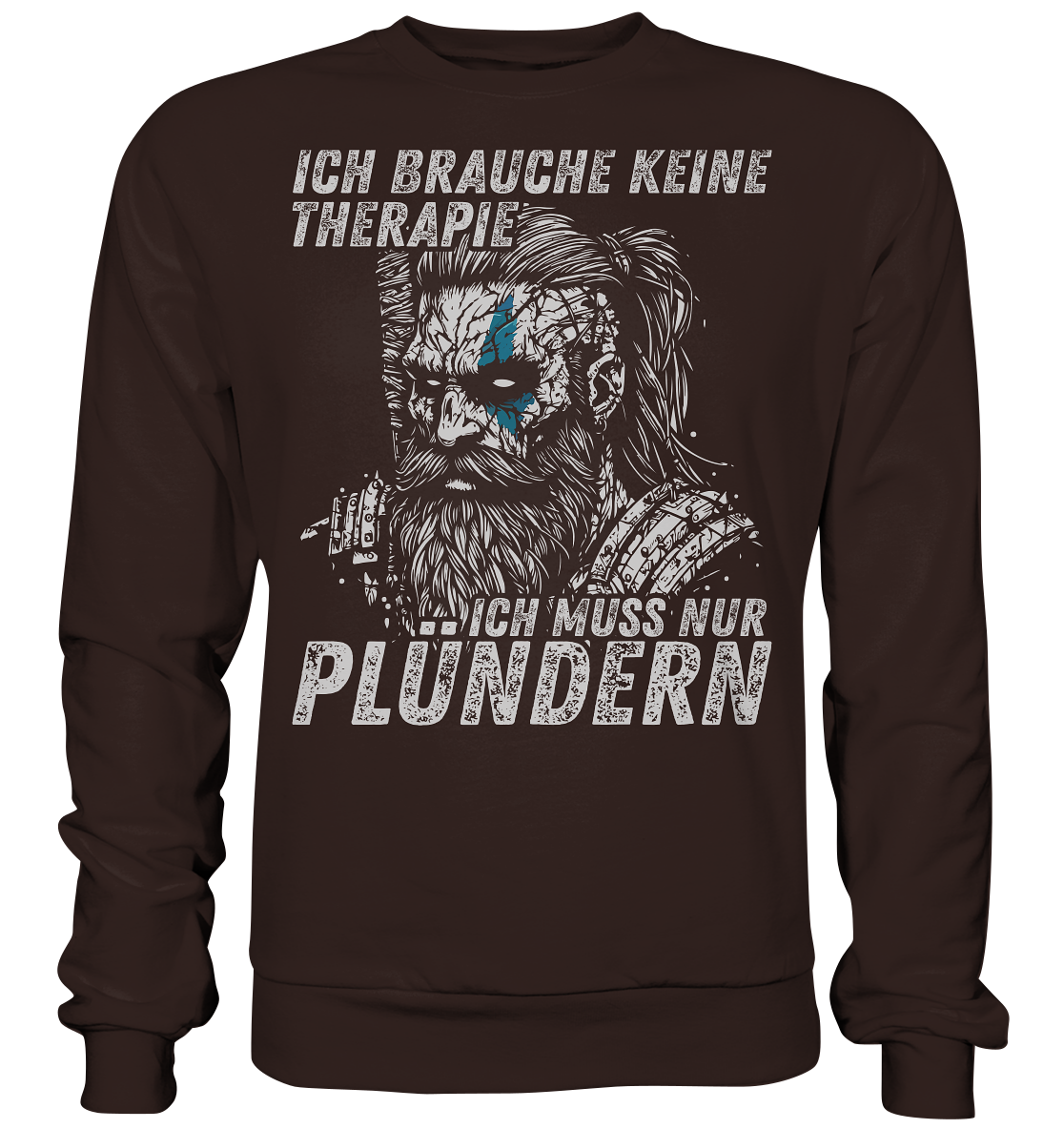 Ich brauche keine Therapie - Unisex Sweatshirt - Hot Chocolate / XS - Sweatshirts